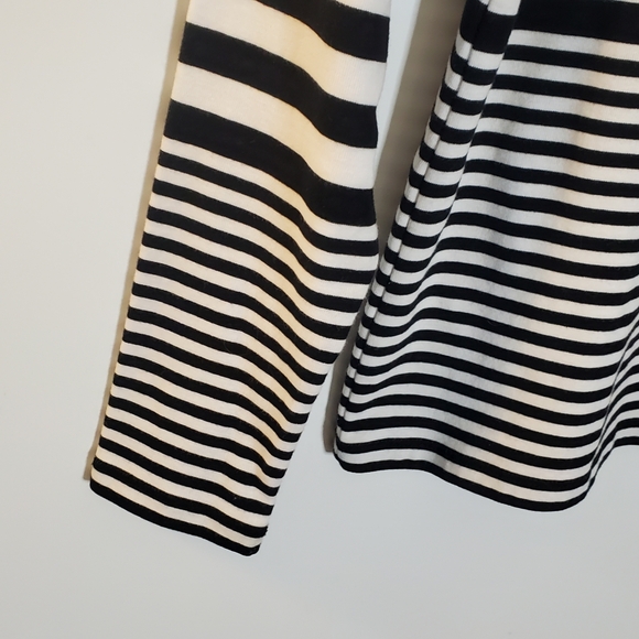 Lauren Ralph Lauren Women's White & Black long sleeve crew neck top Size XL - Picture 9 of 10